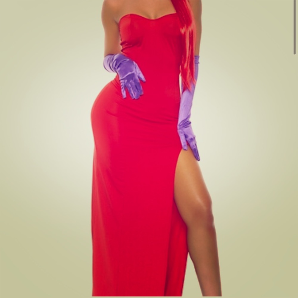 Red dress